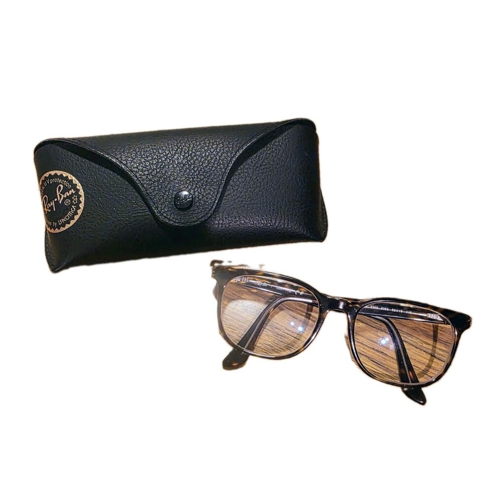 Ray Ban RB5369 52□18 145 Brown Summer Vacation Logo Eyeglasses & Case